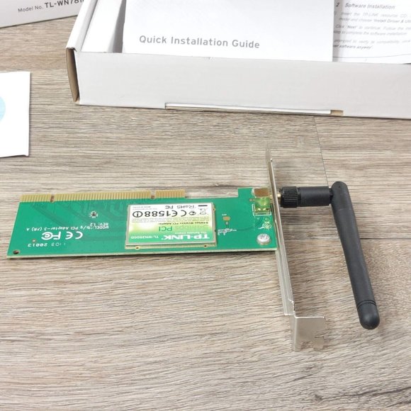 TP-Link 54 Mbps Wireless G PCl Express Adapter Model TL-WN350GD Rev:1.2 - Picture 6 of 10